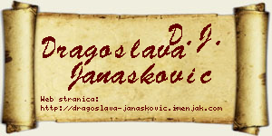 Dragoslava Janašković vizit kartica